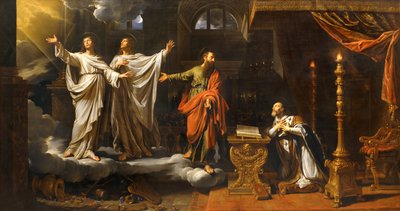 Erscheinung der Heiligen Gervasius und Protasius an den Heiligen Ambrosius von Philippe de Champaigne