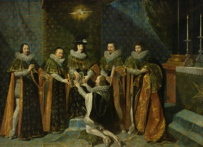 Ludwig XIII. (1601-43) empfängt Henri d