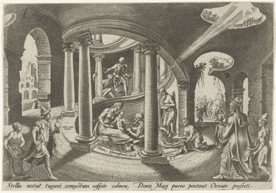 Anbetung der Könige von Philips Galle
