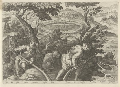 Entenjagd von Philips Galle