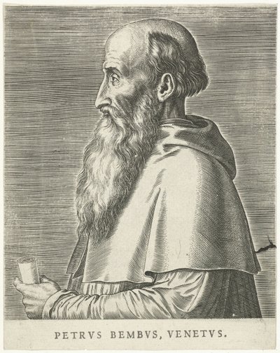 Porträt von Pietro Bembo von Philips Galle