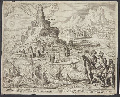 Der Leuchtturm von Alexandria von Philips Galle