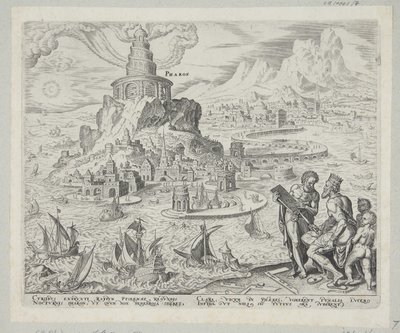 Der Leuchtturm von Alexandria von Philips Galle