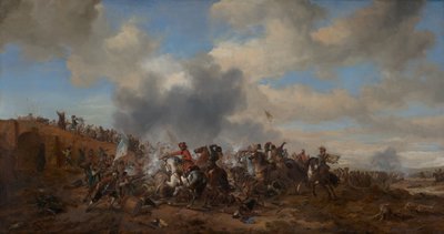 Kampfszene von Philips Wouwerman