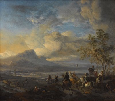 Die Falkenjagd von Philips Wouwermans or Wouwerman