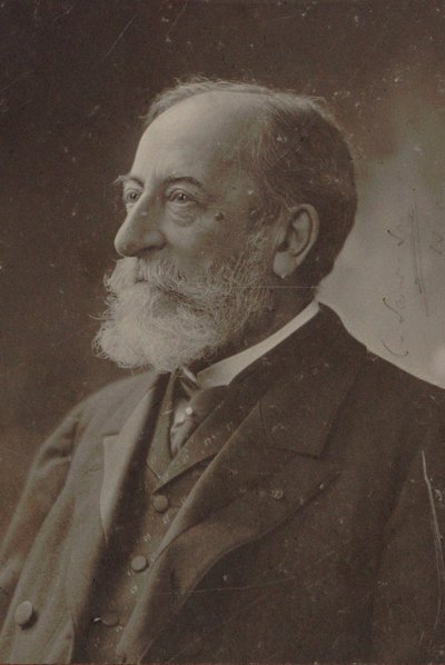 Porträt des Komponisten Camille Saint-Saëns, 1910 von Photo studio Nadar.