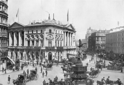 Piccadilly Circus, Westminster, London, ca. 1910-1911 von Photochrom Co Ltd of London