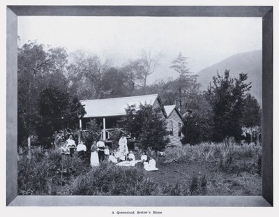 Das Haus eines Siedlers in Queensland von Photographer Australian