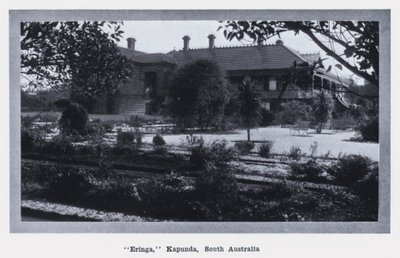 "Eringa," Kapunda, Südaustralien (s/w Foto) von Photographer Australian