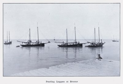 Perlenfischerboote in Broome von Photographer Australian
