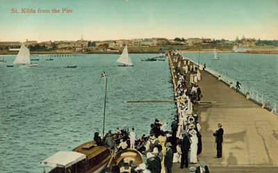 St Kilda vom Pier, Melbourne, Victoria, Australien von Photographer Australian