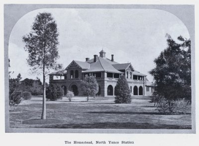 Das Gehöft, North Yanco Station (s/w Foto) von Photographer Australian
