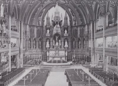 Innenraum der Notre-Dame-Kathedrale, Montreal von Photographer Canadian