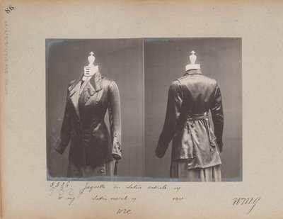 Albumseite: House of Worth, Jacke von Photographer French
