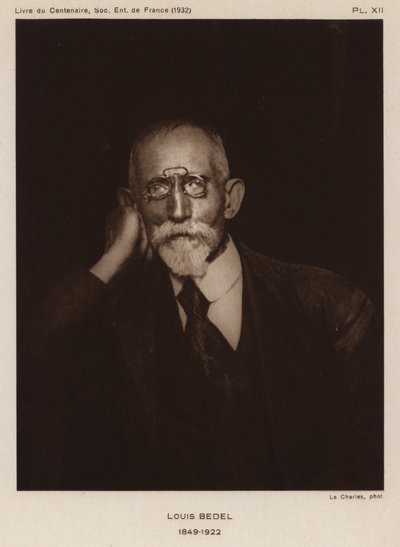 Ernest Marie Louis Bedel, französischer Entomologe von Photographer French