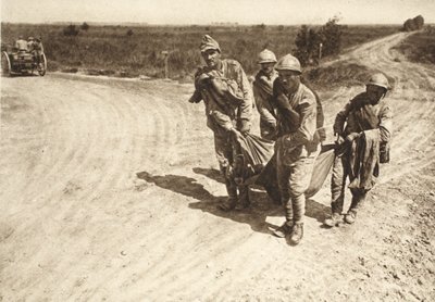 Eine Szene an der Front nördlich von Focsani von Photographer German