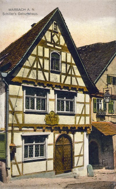 Geburtsort von Friedrich Schiller, Marbach am Neckar, Deutschland von Photographer German