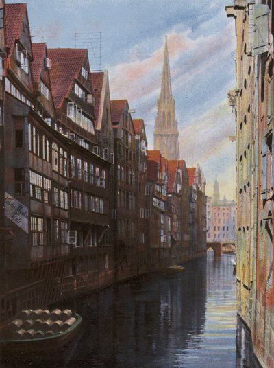 Hamburg: Fleet bei der Groningerstraße von Photographer German