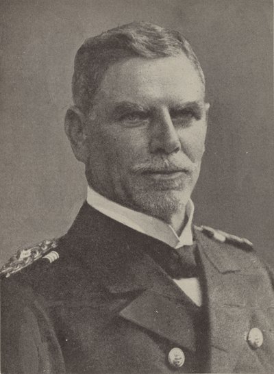 Vizeadmiral Maximilian von Spee, Kommandant des Ostasiengeschwaders der deutschen Marine im Ersten Weltkrieg von Photographer German