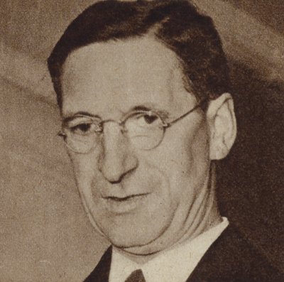 Eamon de Valera, irischer Politiker und Präsident (s/w Foto) von Photographer Irish