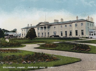 Vizekönigliche Lodge, Phoenix Park, Dublin von Photographer Irish