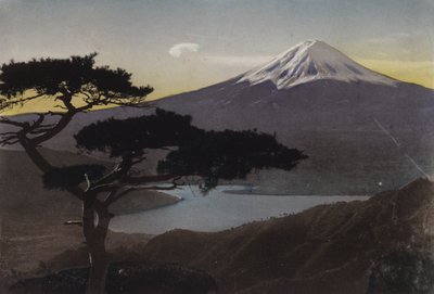 Japan, ca. 1912: Berg Fuji vom Misaka-Pass von Photographer Japanese