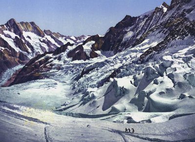 Jungfraubahn, bei der Station Eismeer von Photographer Swiss