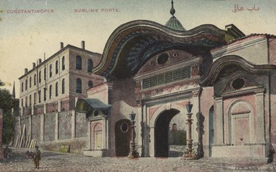 Sublime Porte, Konstantinopel von Photographer Turkish