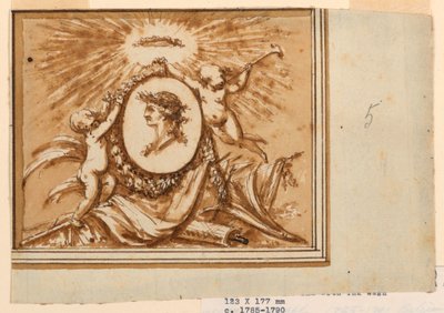 Entwurf für ein Oberlicht von Piat Joseph Sauvage