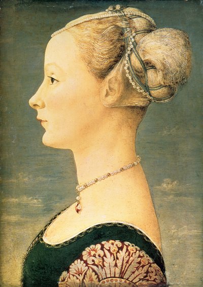 Porträt einer Frau, zweite Hälfte des 15. Jahrhunderts von Piero del Pollaiuolo