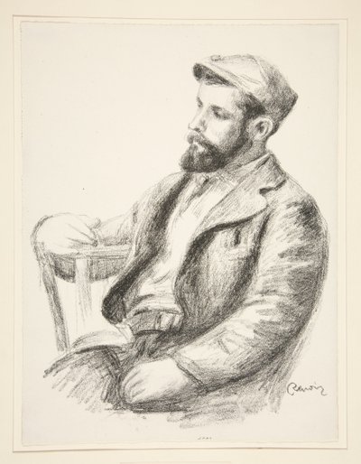 Porträt von Louis Valtat von Pierre-Auguste Renoir