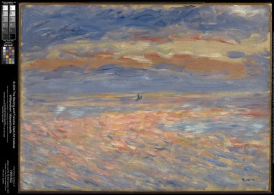 Sonnenuntergang von Pierre-Auguste Renoir