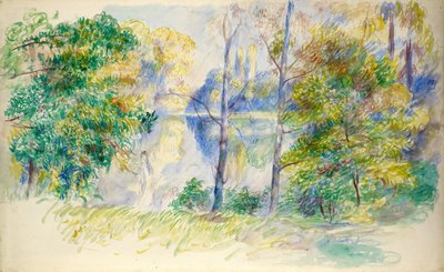 Ansicht eines Parks von Pierre-Auguste Renoir
