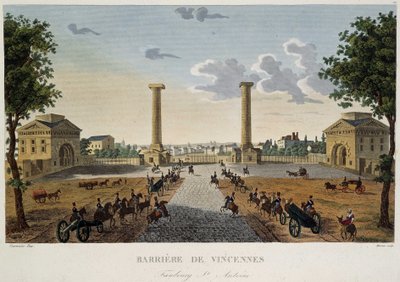 Barrieren von Vincennes von Courvoisier von Pierre (after) Courvoisier