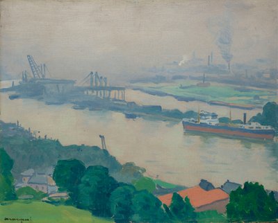 Die Seine bei Croisset in der Nähe von Rouen, 1927 von Albert Marquet