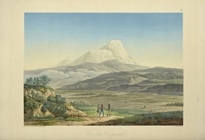 Ansicht von Cajambe, Illustration aus 