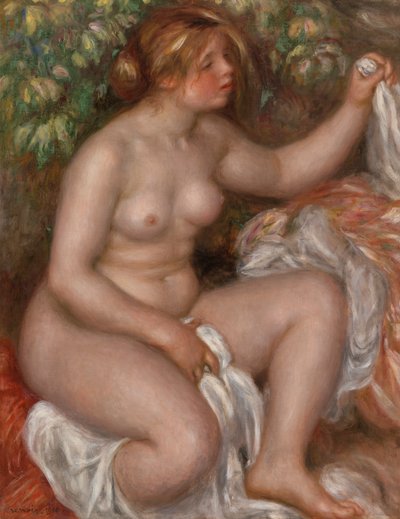Nach dem Bad von Pierre Auguste Renoir