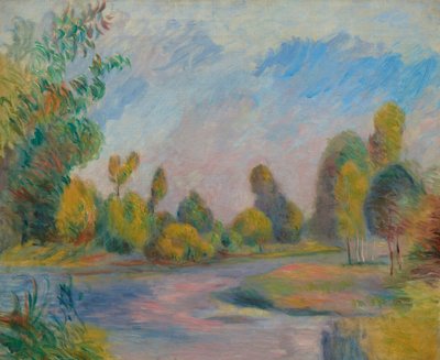 Am Flussufer, 1896 von Pierre Auguste Renoir
