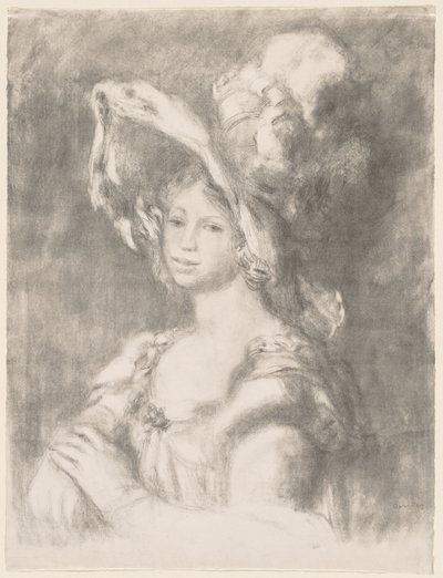 Büste eines jungen Mädchens Mlle. Dieterlé von Pierre Auguste Renoir