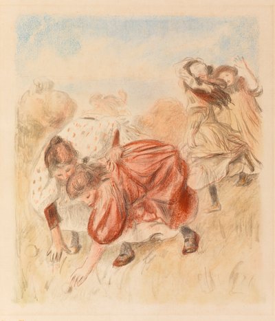 Kinder spielen Ball von Pierre Auguste Renoir