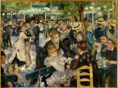 Tanz im Moulin de la Galette von Pierre Auguste Renoir