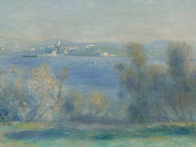 Landschaft am Mittelmeer (Blick auf Toulon) von Pierre Auguste Renoir