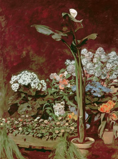 Lilien und Gewächshauspflanzen von Pierre Auguste Renoir