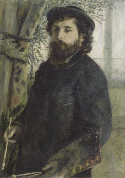 Porträt von Claude Monet, 1875 von Pierre Auguste Renoir