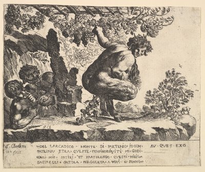 Geburt der Satyrn, 1610-42 von Pierre Brebiette
