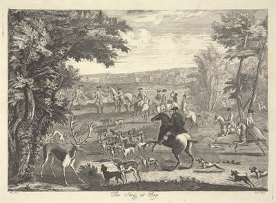 Der Hirsch in der Enge von Pierre Charles Canot