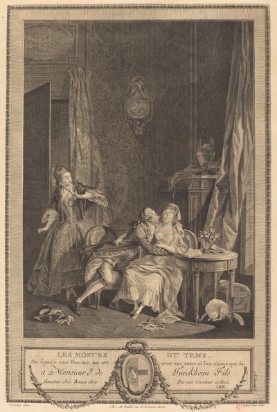Die Sitten der Zeit von Pierre Charles Ingouf after Sigmund Freudenberger