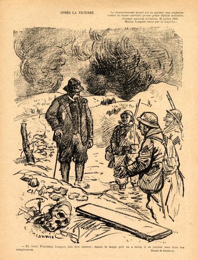 Le Laugher rouge, Satirique en N & B von Pierre Georges Jeanniot