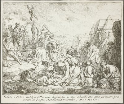 Die eherne Schlange des Moses von Pierre Hubert Subleyras