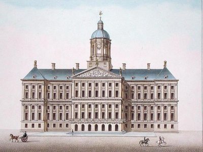 Königspalast in Amsterdam, aus 